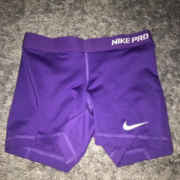 Nike Pants - Purple Nike Pro Compression Shorts Nike Pants - Purple Nike Pro Compression Shorts